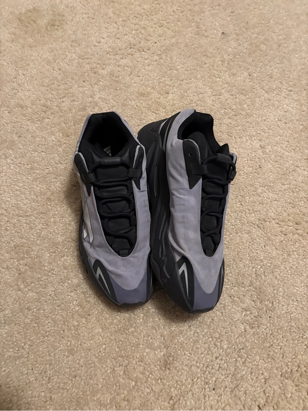 Yeezy Boost 700 V2 Grey and Black Low-Top Sneakers